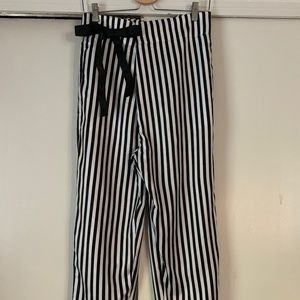 J. Crew Silk twill crossover pant